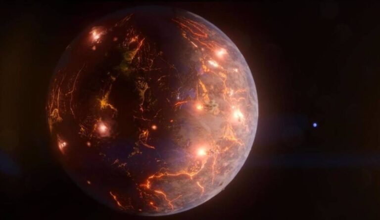 Un planeta terrestre a 90 años luz que puede estar cubierto de volcanes